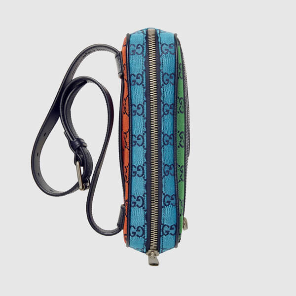 【グッチ】新作☆GG マルチカラー ベルトバッグ 658657 2U1BN 4198